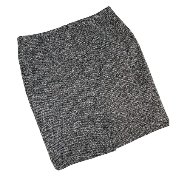 Tribal Pencil Skirt Women Size 8 Gray and Black Zipper Accents - Picture 4 of 9